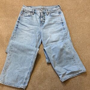 American Eagle Outfitters Sky Blue Straight Leg Jeans